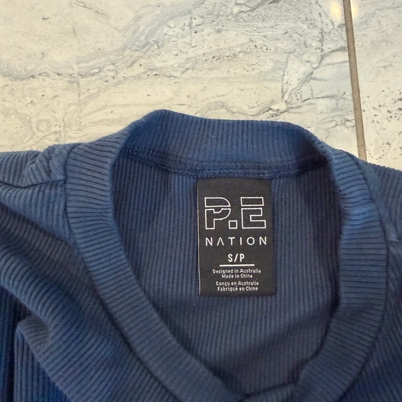 P.E Nation Navy Long Sleeve Tee - Picture 3 of 4